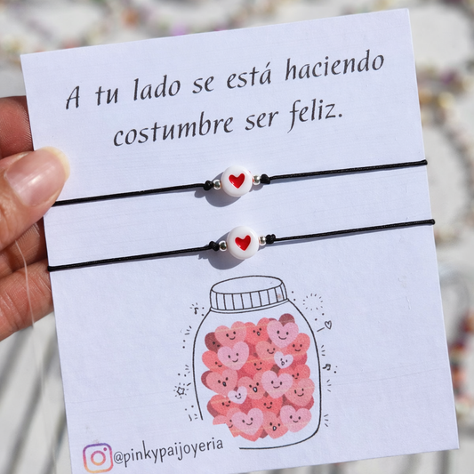 Pulseras Parejas - A tu lado