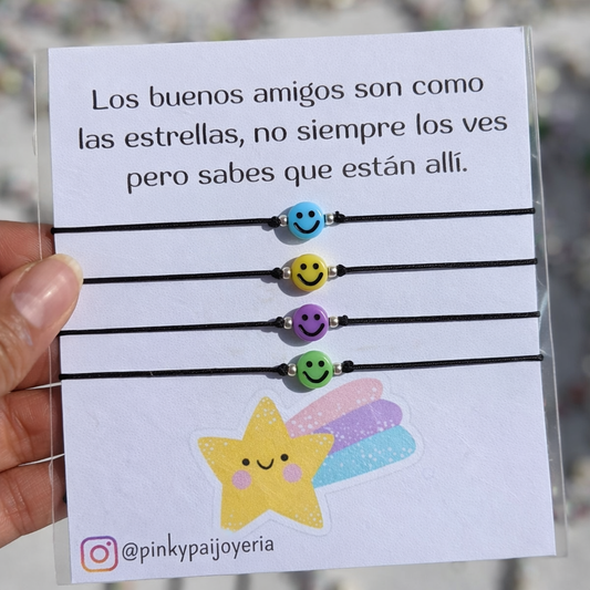 Pulseras compartir - Los buenos amigos