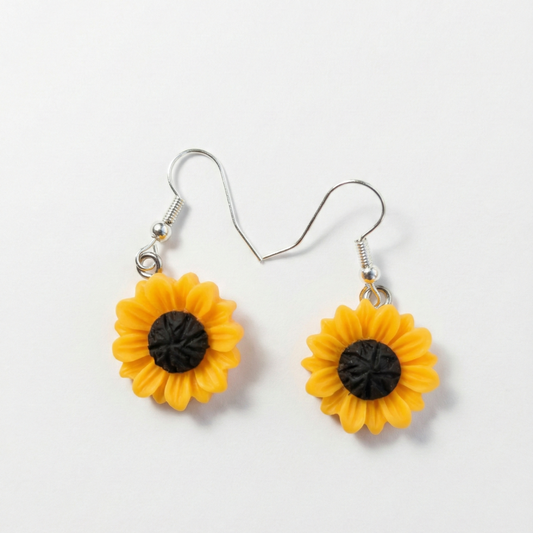 Aretes de Girasol